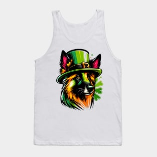 Belgian Laekenois Enjoys Saint Patrick's Day Fest Tank Top